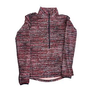 NIKE PRO DRI-FIT WOMENS SIZE M TOP LONG SLEEVE 1/2 ZIP LINED COLORFUL ACTIVEWEAR